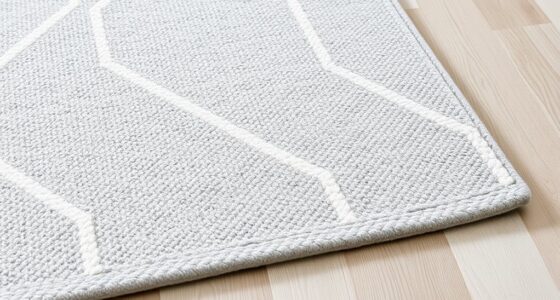 minimalist nordic rug design
