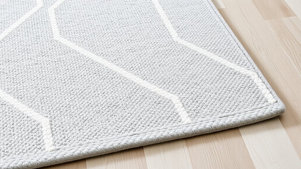 minimalist nordic rug design