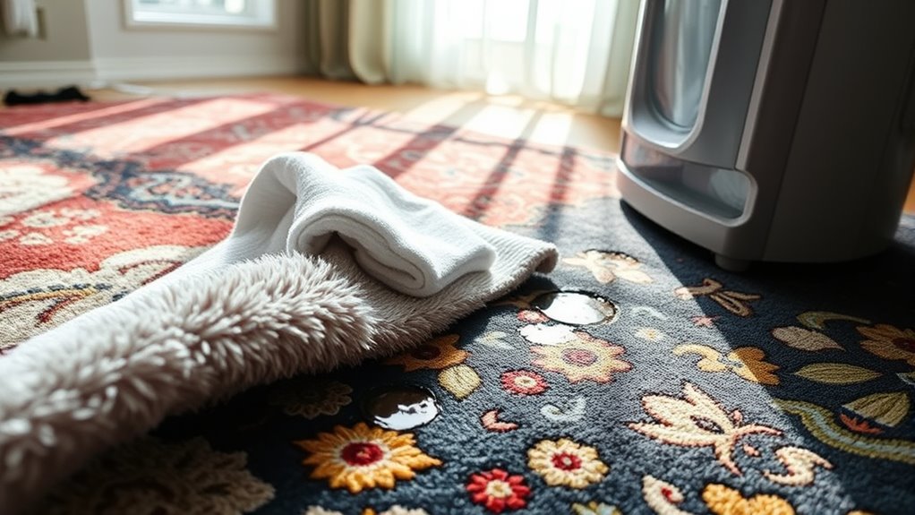 prompt water dry quickly