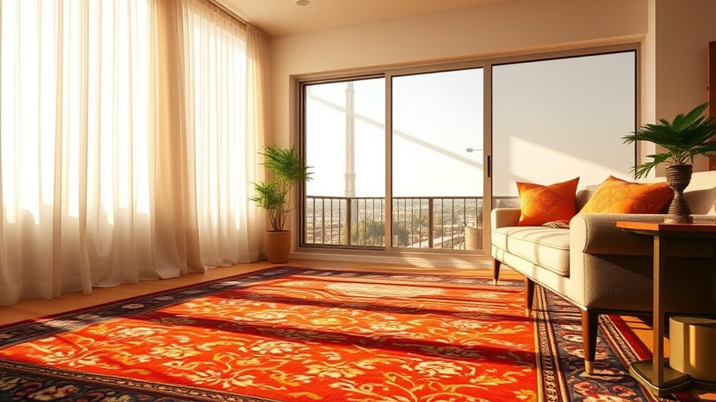 protect rugs from sunlight