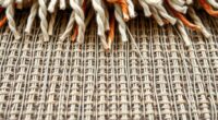 rug structure warp weft pile