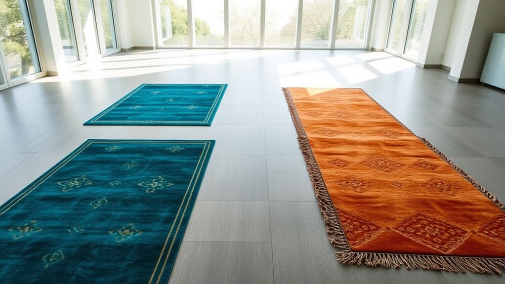 rugs create wellness zones