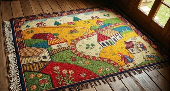 rugs depicting narrative scenes