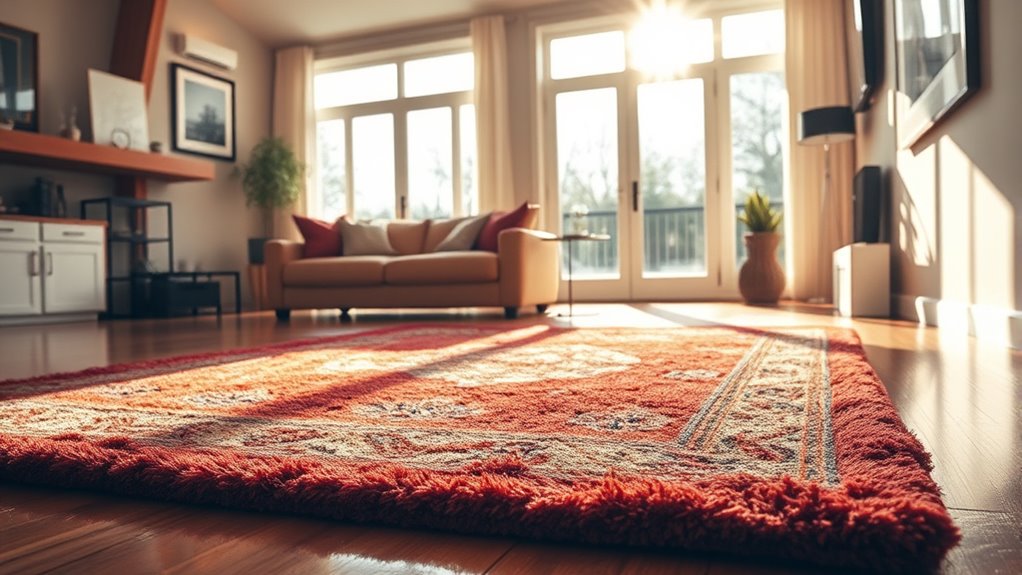 rugs improve insulation efficiency