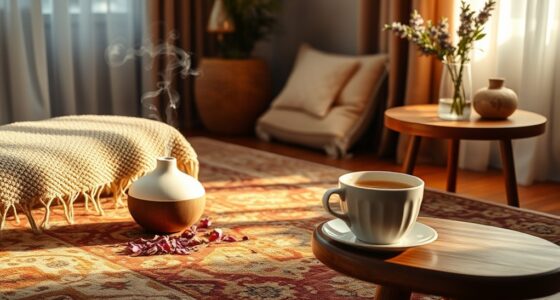 scented rugs and aromatherapy