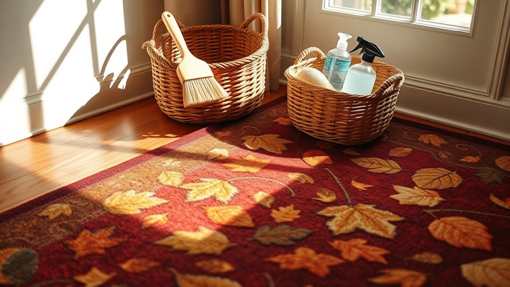 seasonal rug maintenance routines