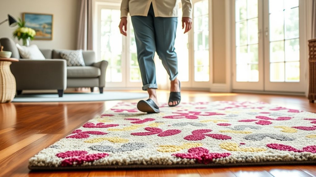 secure rugs with padding