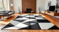 striking geometric rug designs
