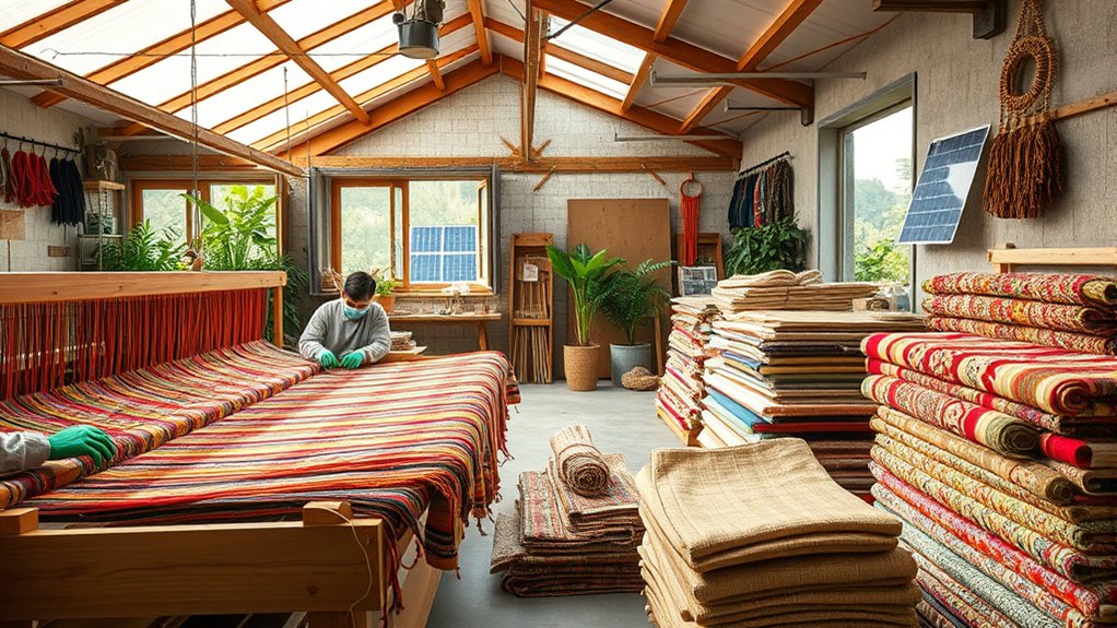 support sustainable rug manufacturing