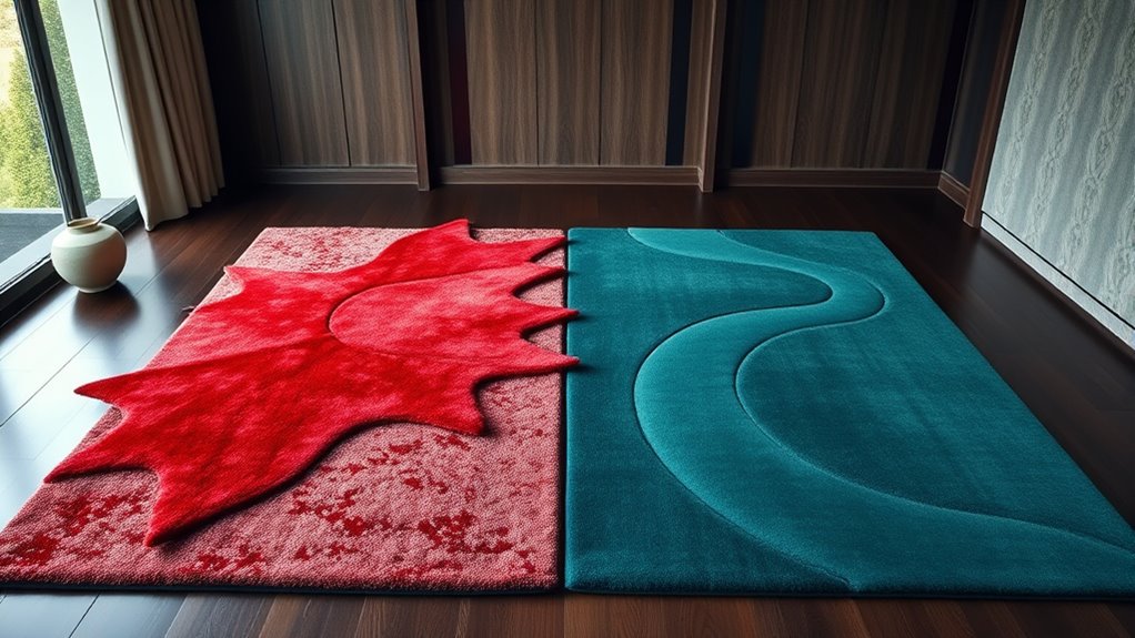 unbalanced rug design