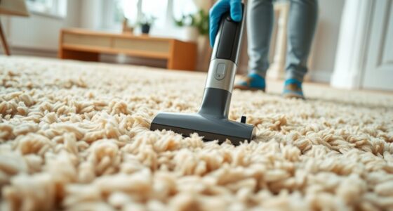 vacuum and spot clean