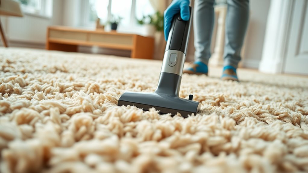 vacuum and spot clean