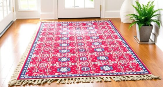 vibrant welcome mat design