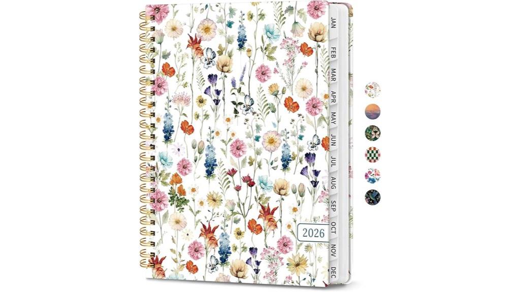 2026 planner with tabs