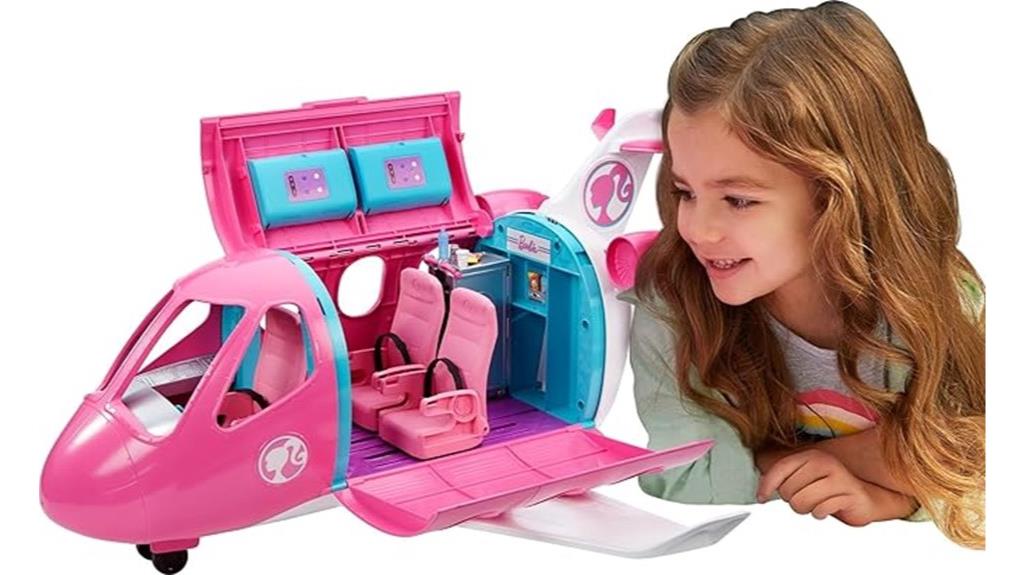 barbie airplane toy set