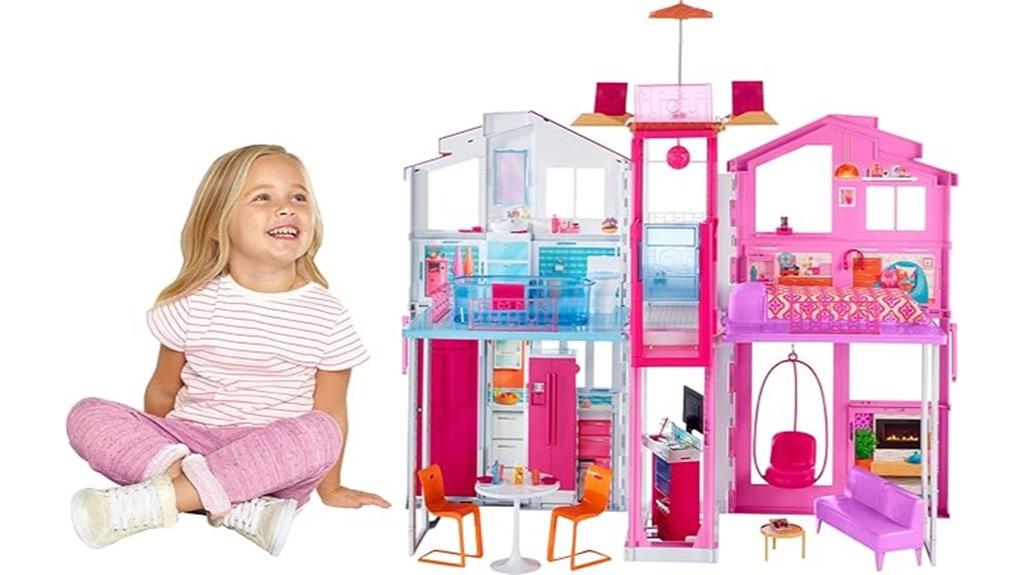 barbie multi story dollhouse