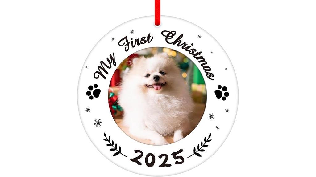 home dog christmas ornament