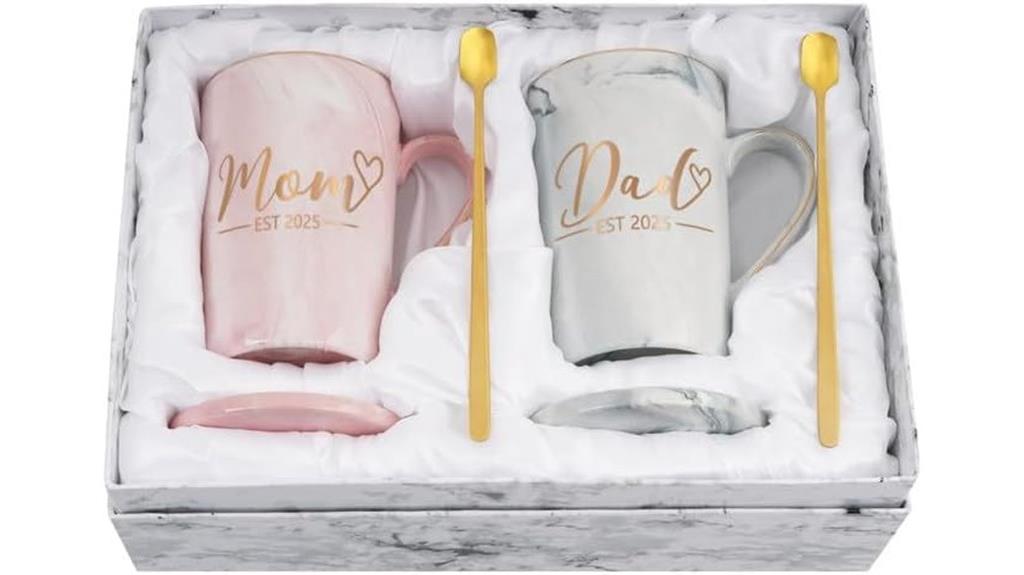 pregnancy celebration coffee mugs