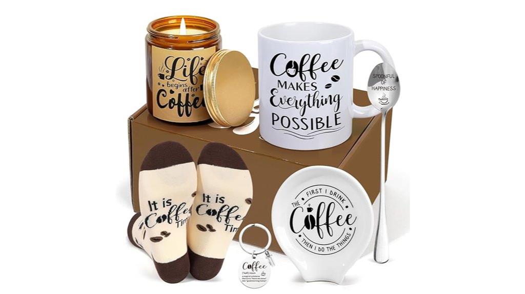 six piece coffee gift set