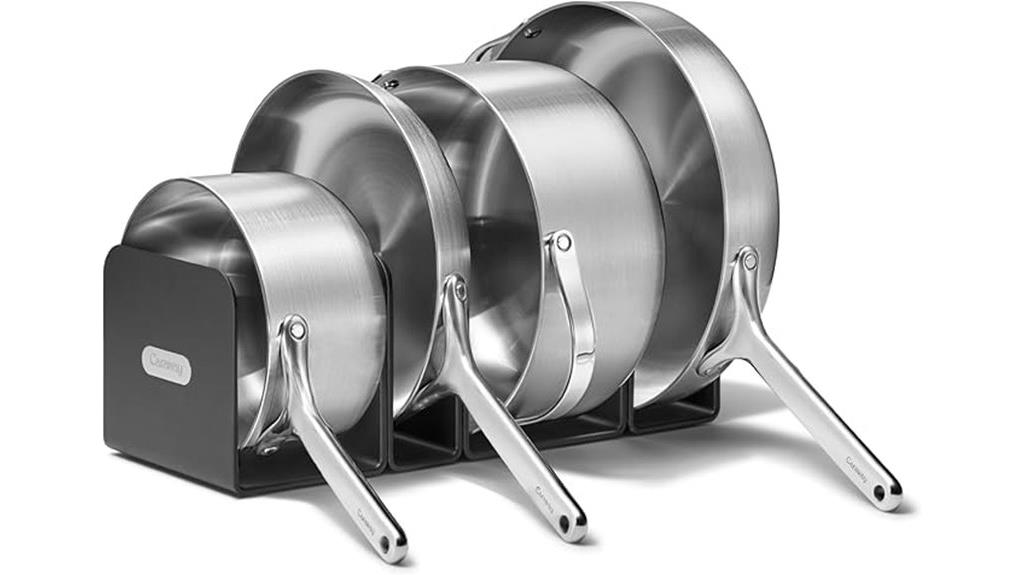 stainless steel cooking set