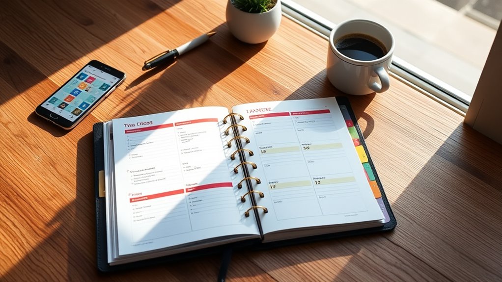 stylish portable organized planner