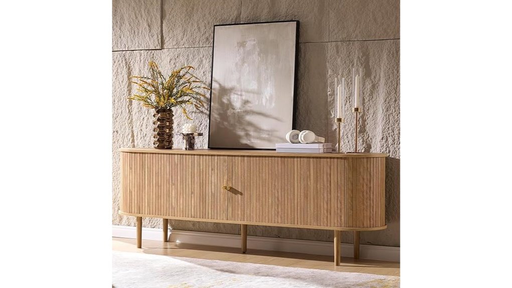 70 inch mid century tv stand