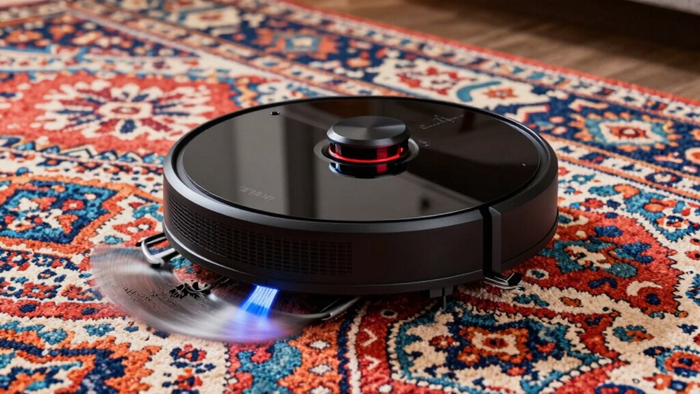 adjust suction and brushes