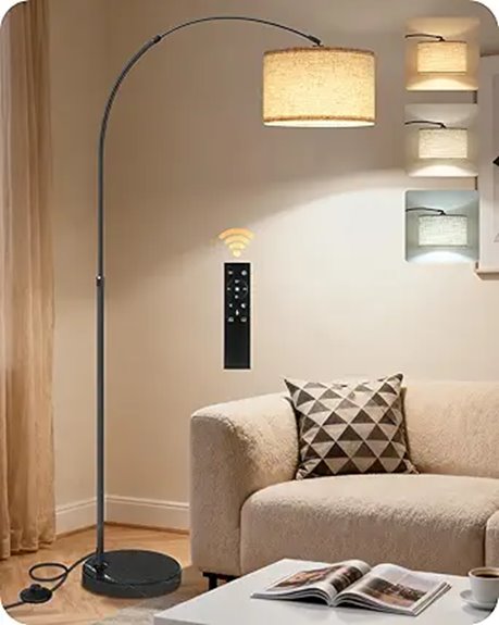 adjustable arc floor lamp