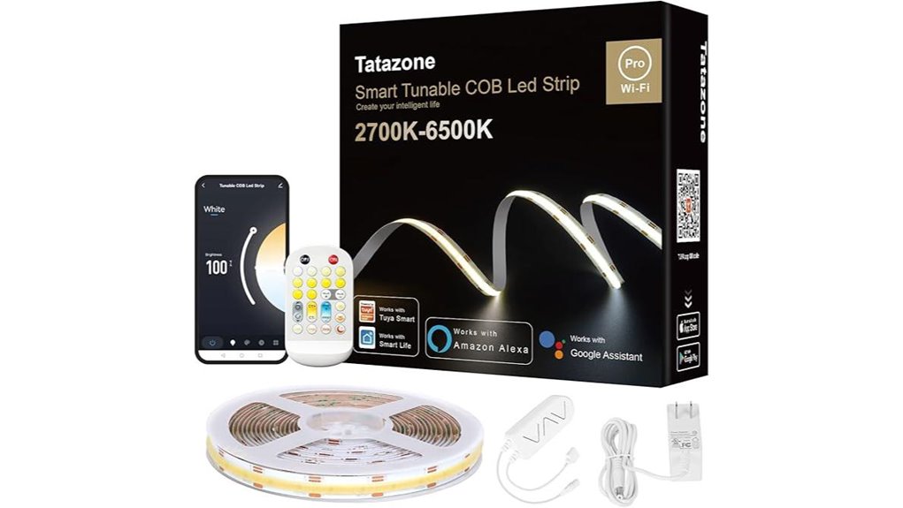 adjustable color temperature strip