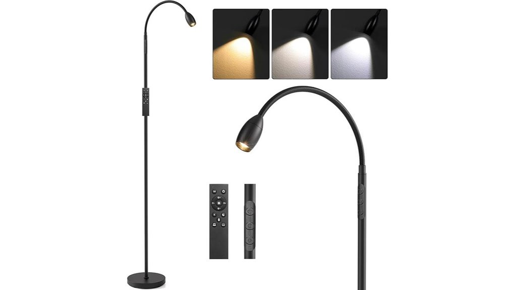 adjustable dimmable reading lamp