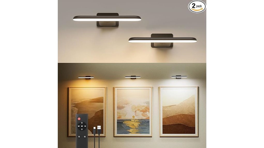 battery powered led wall lights