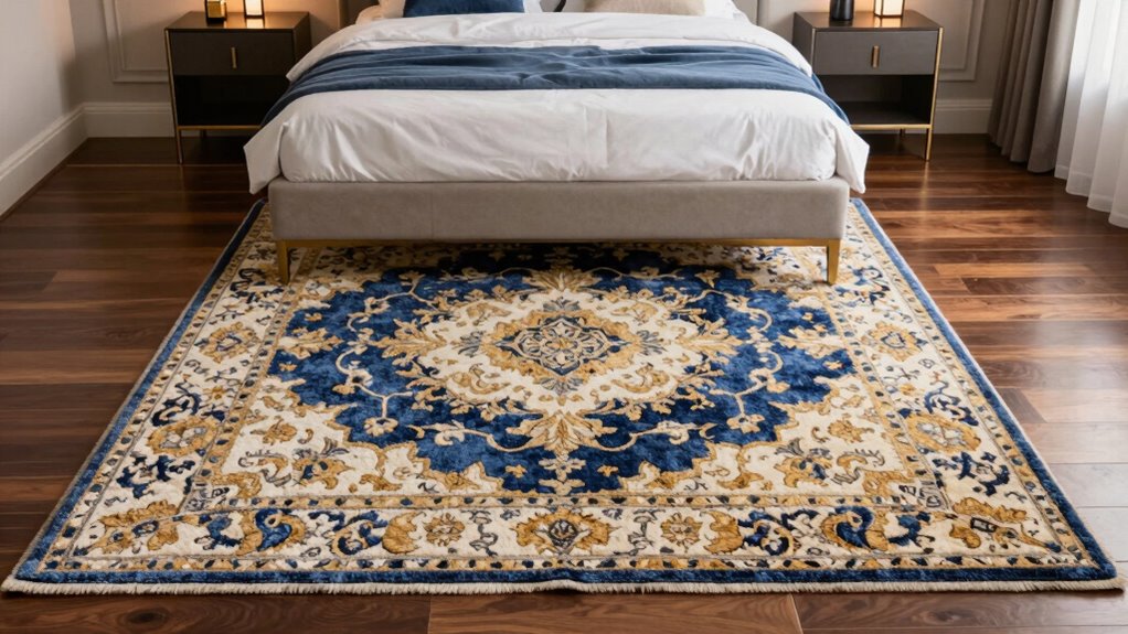 best king bed rugs