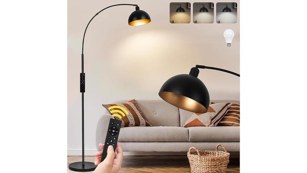 black led floor lamp