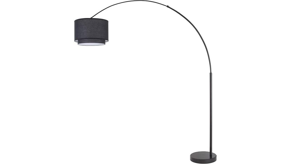 black marble floor lamp
