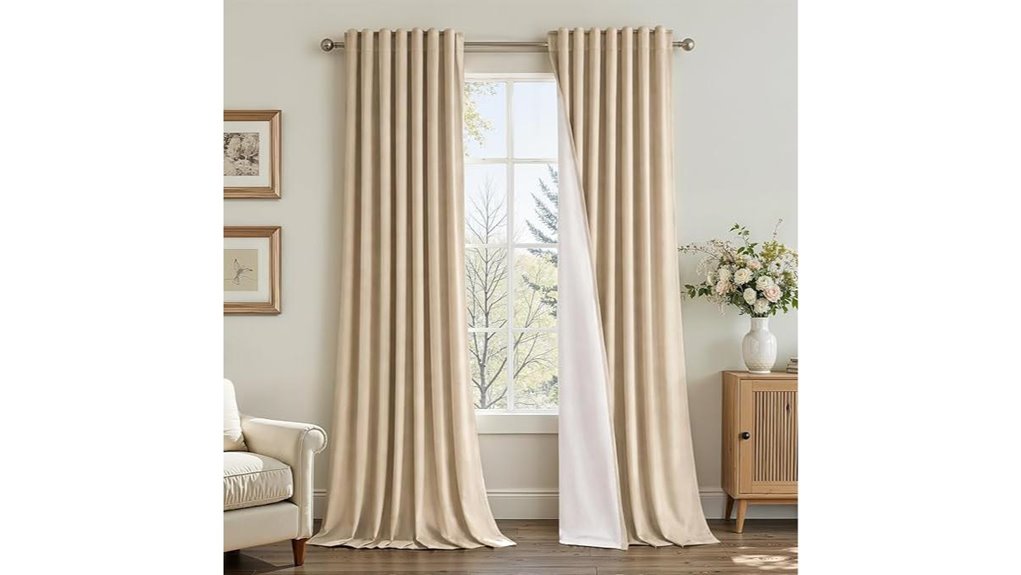 blackout velvet curtain panels