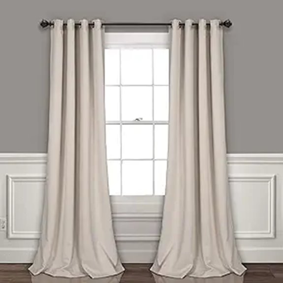 blackout wheat curtain panels