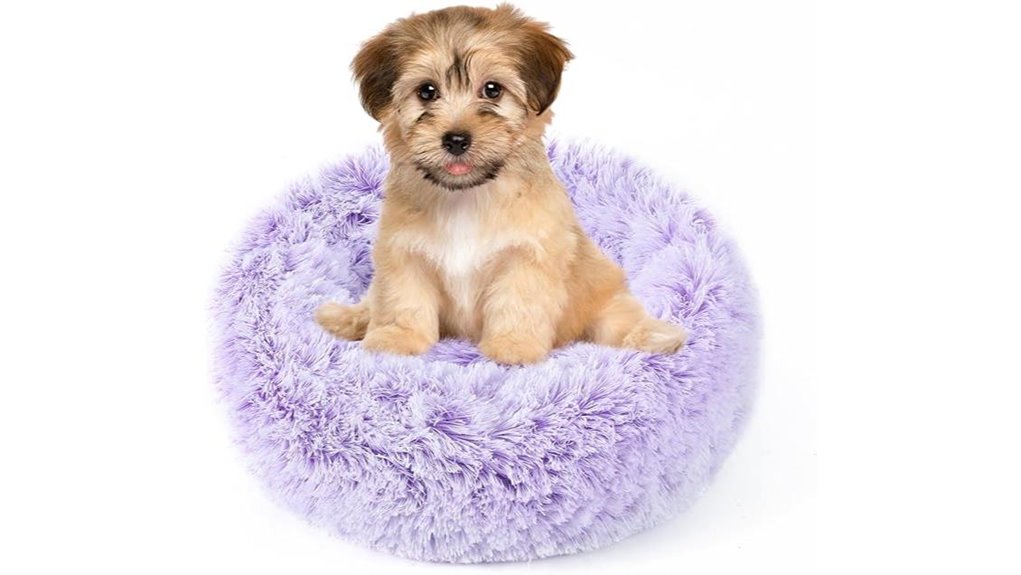 calming non slip pet bed