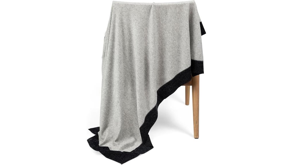 cashmere merino travel blanket