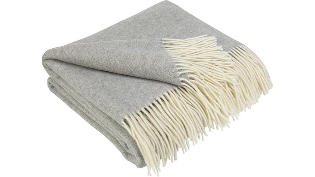 cashmere merino wool blanket