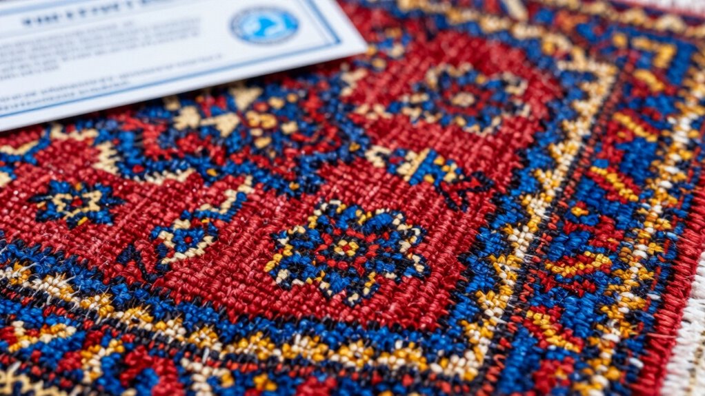 check rug certifications carefully