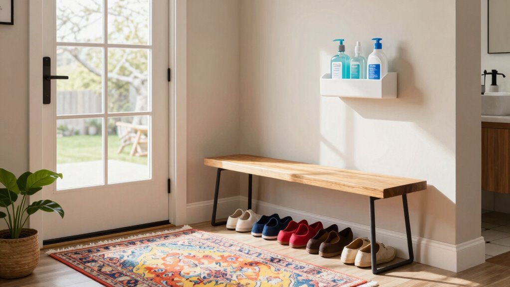 clean shoes prevent germs