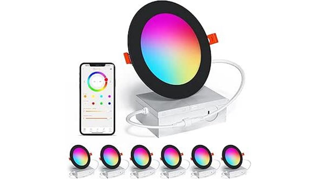color changing recessed lighting
