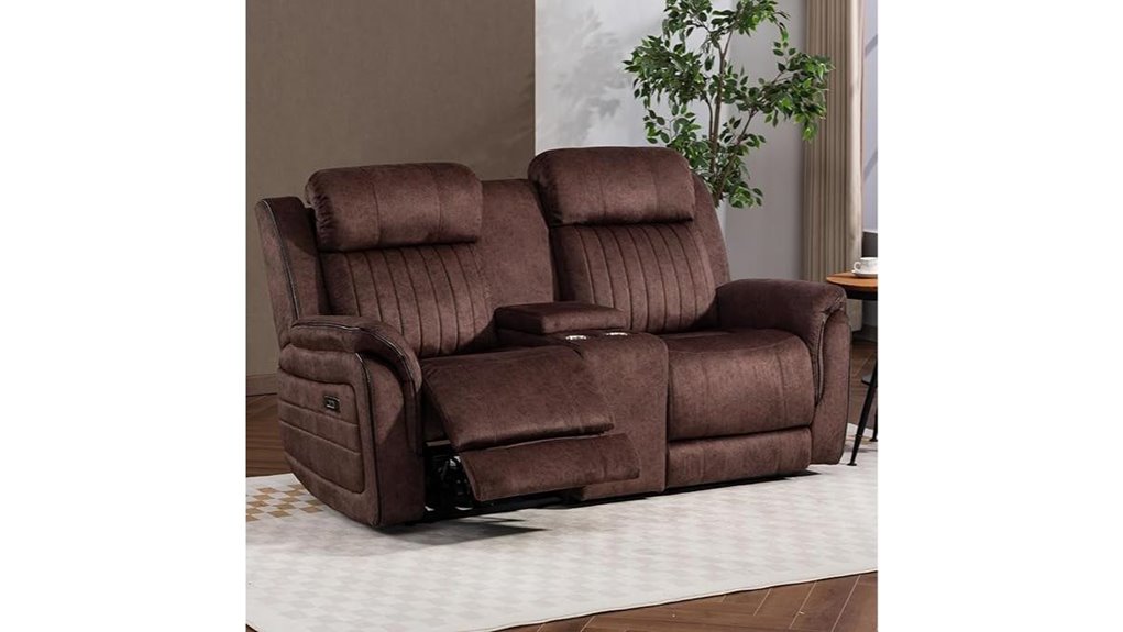 comfortable reclining loveseat
