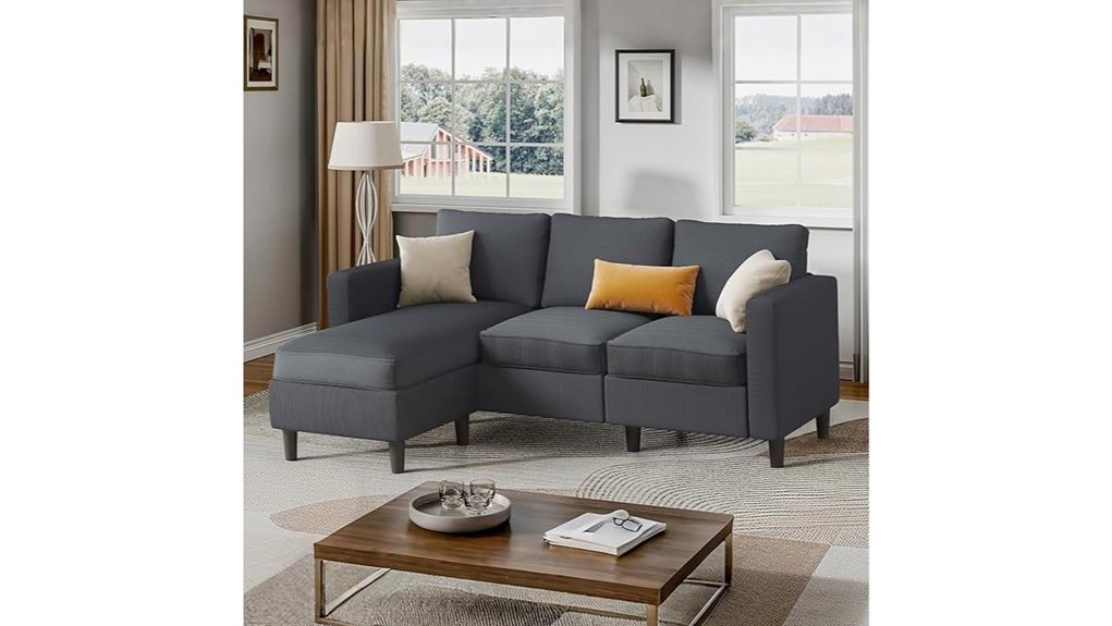 convertible l shape sofa