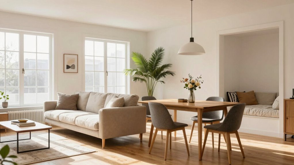 create defined living areas