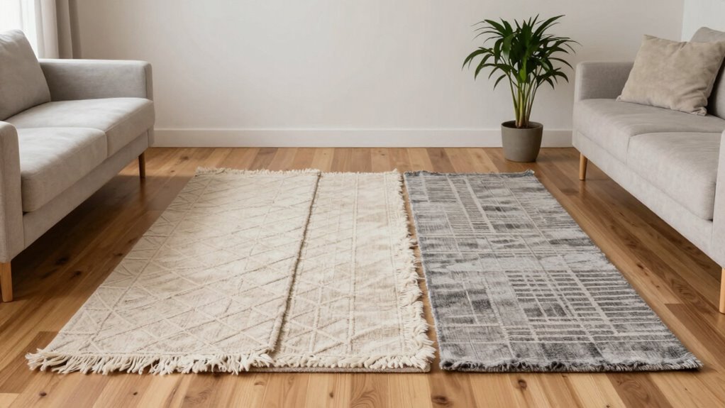 curate a minimal rug collection