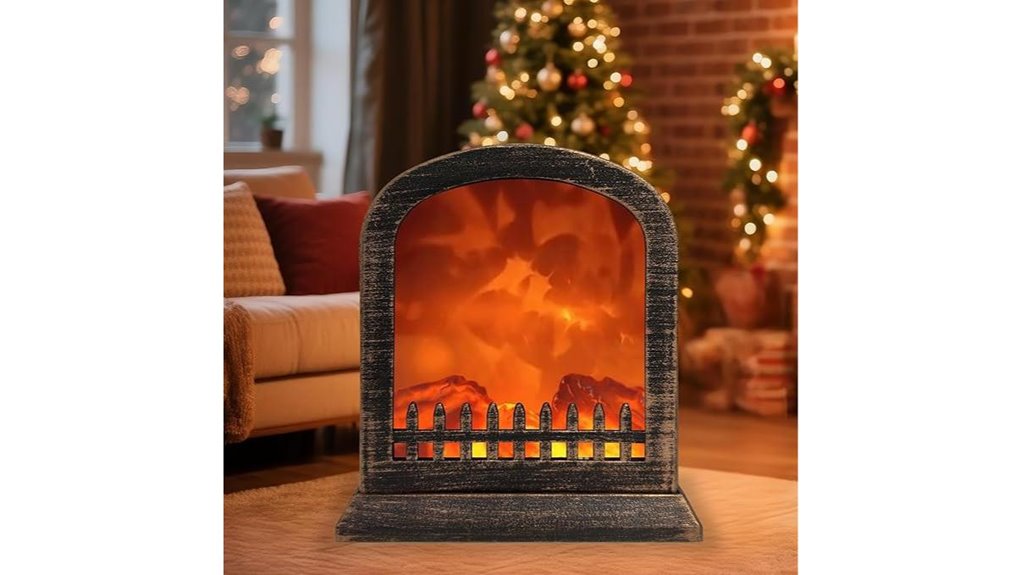 decorative lanterns with flame