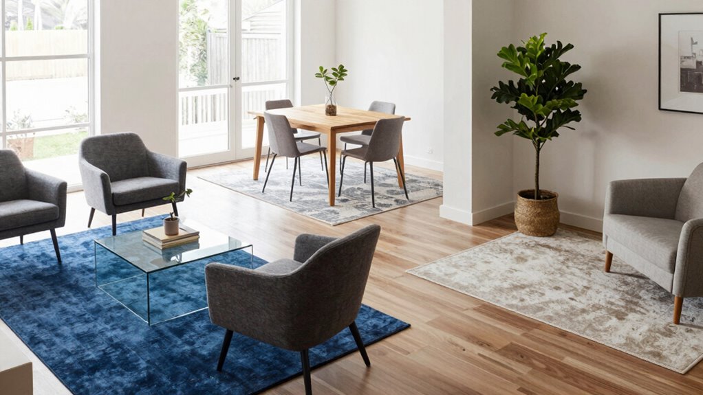 define zones with rugs