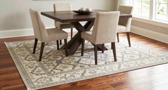 dining table rug guide