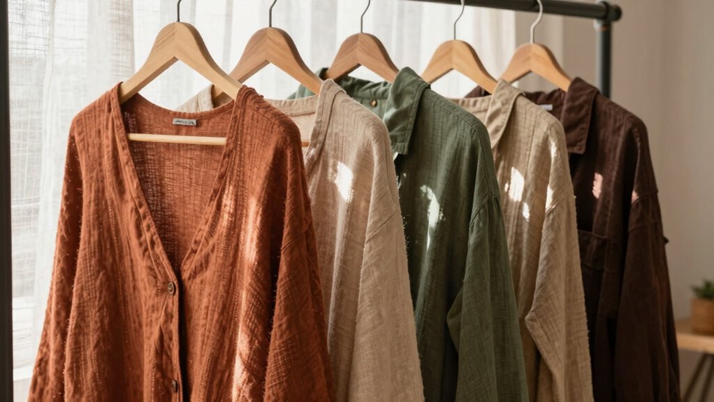 earth tones sustainable fashion